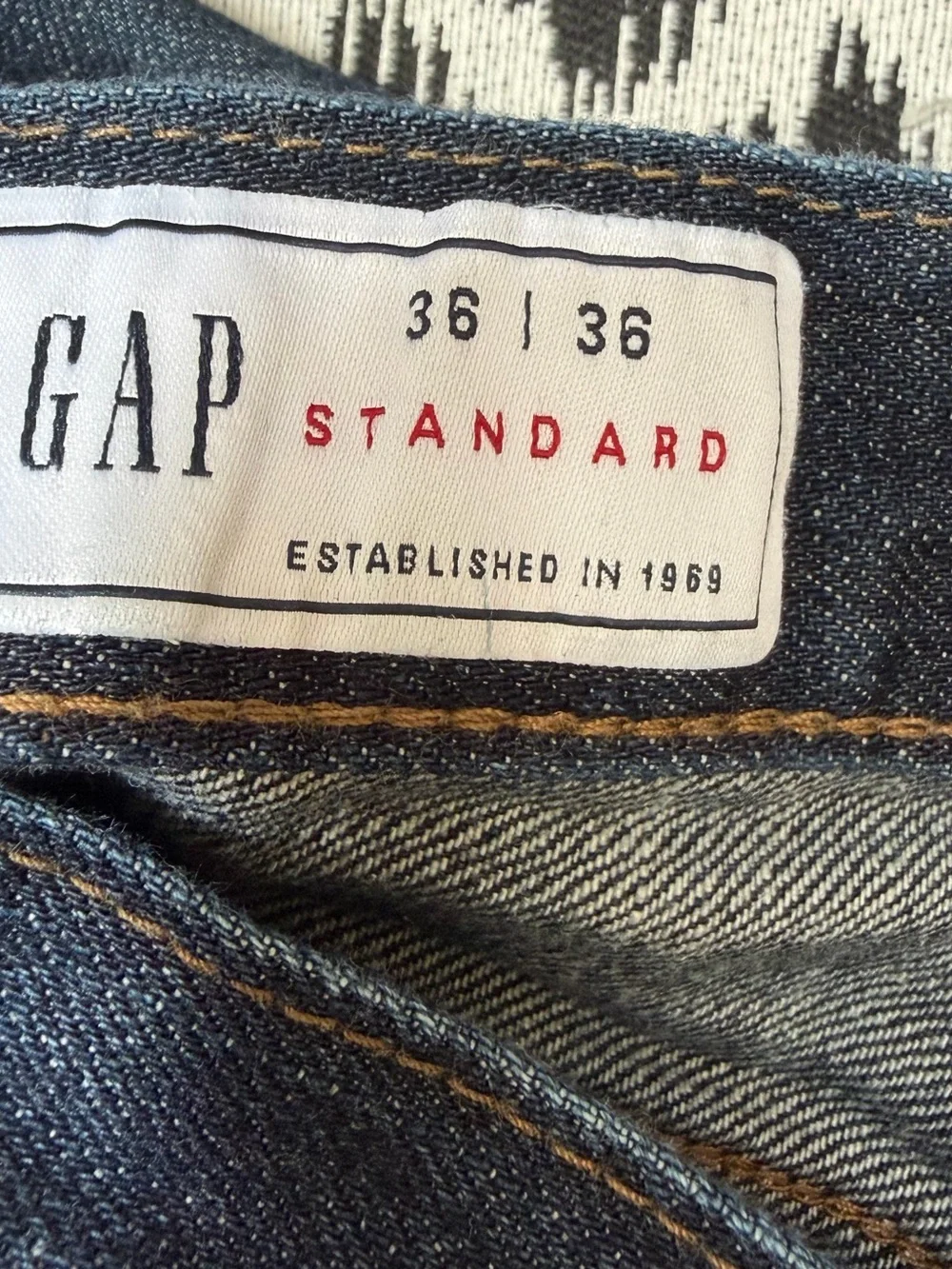 GAP Men's Indigo Straight Jeans